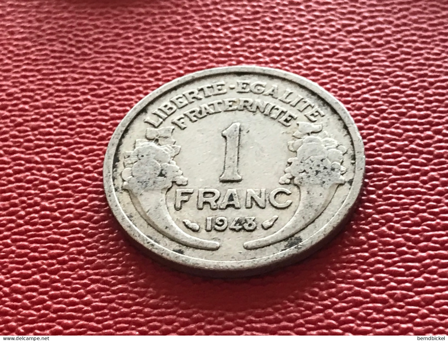 Münze Münzen Umlaufmünze Frankreich 1 Franc 1948 Ohne Münzzeichen - 1 Franc