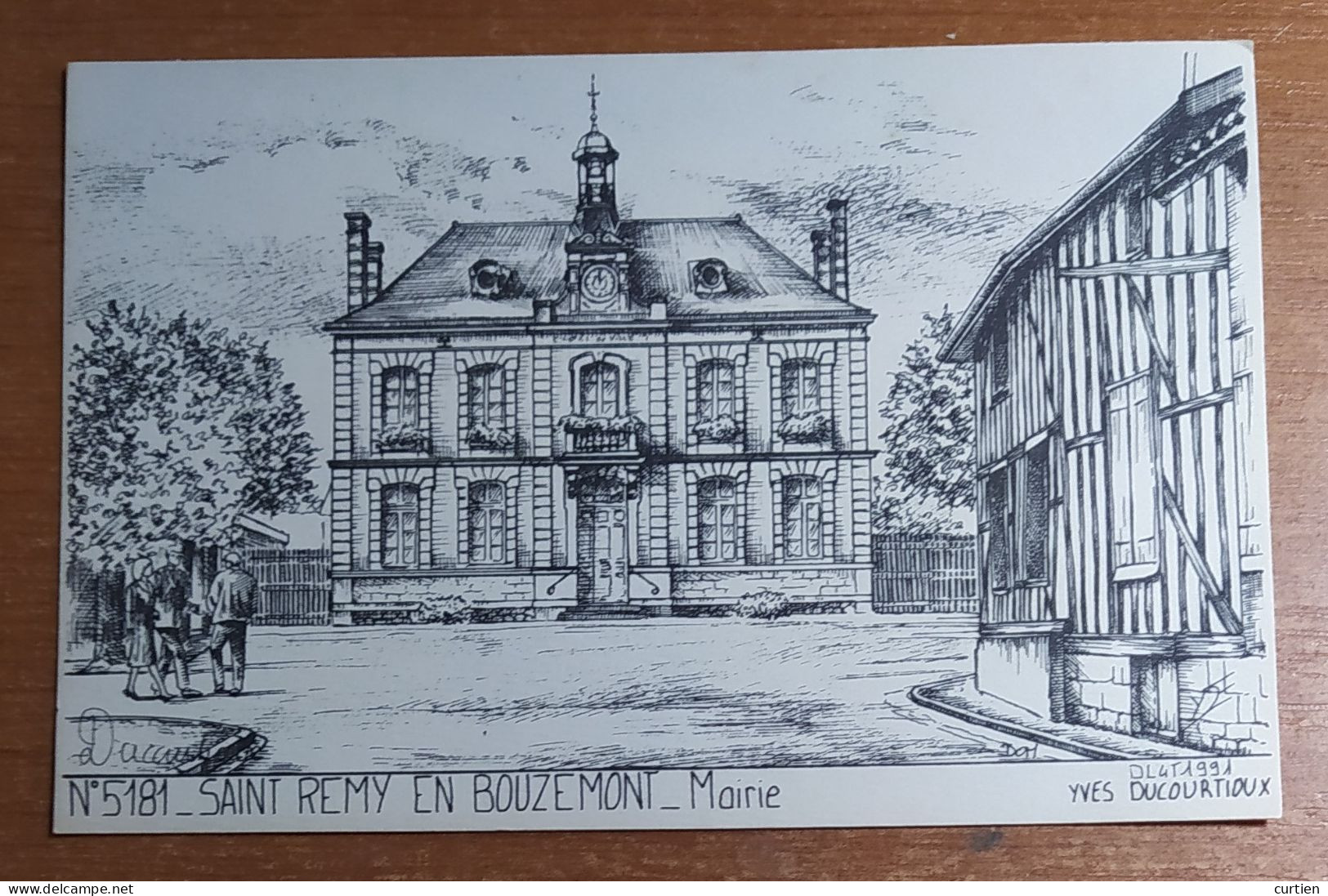 SAINT REMY En BOUZEMONT 51 La Mairie Par Ducourtioux 1991 - Saint Remy En Bouzemont