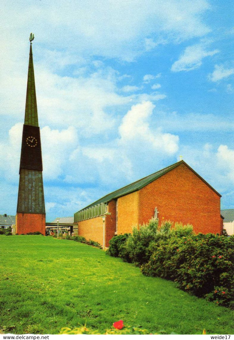 04962 - HELGOLAND - Blick Auf Die Kirche St. Nicolai Und Den Friedhof - Helgoland