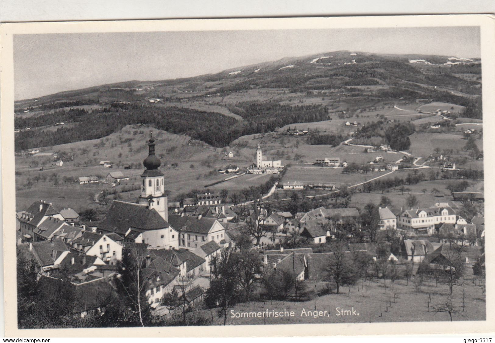 D5017) ANGER - Steiermark - Kirche U. Häuser U. Im Hintergrund Noch Eine Kirche - Anger