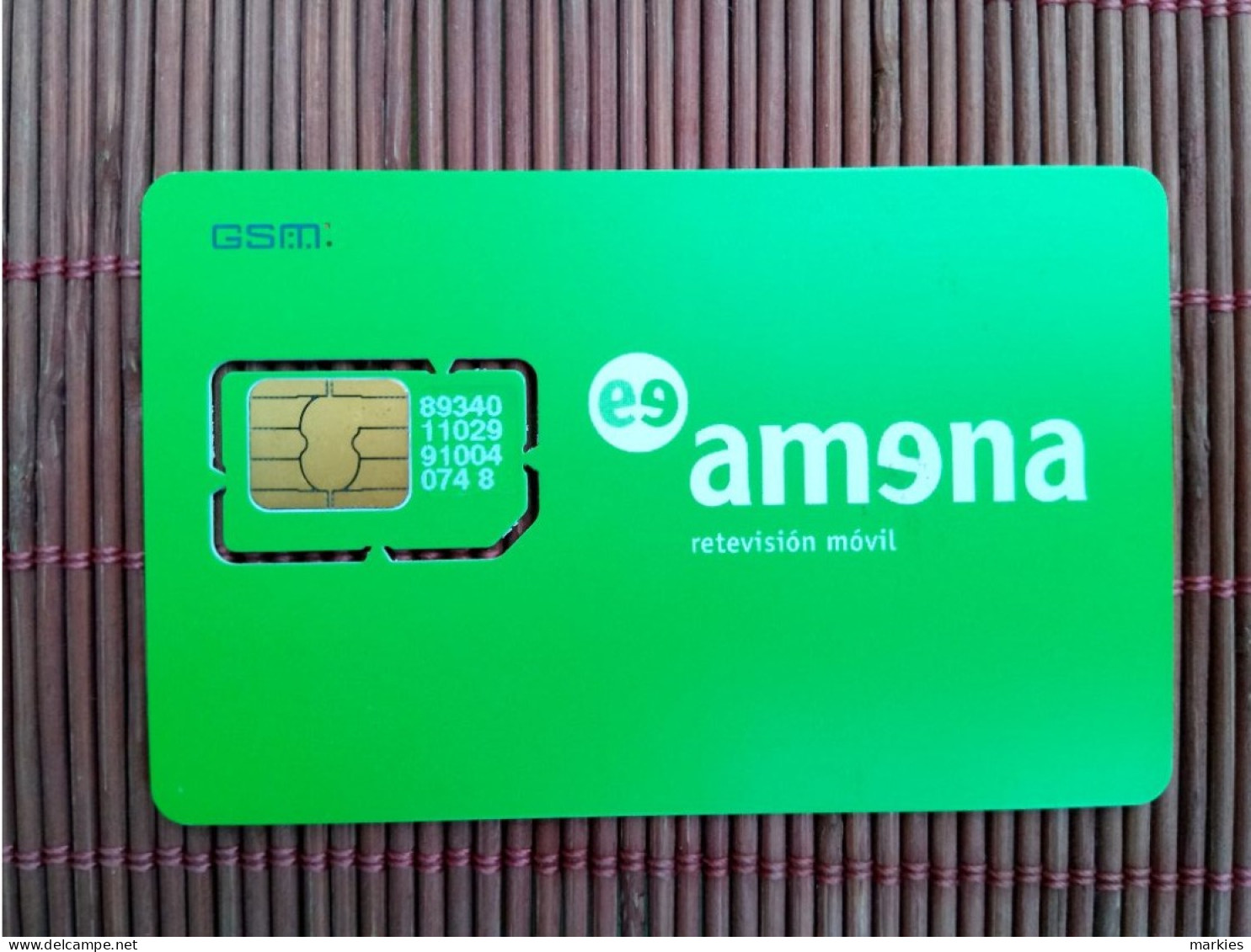 GSM Card Amena  Spain Mint   2 Photos Rare - Amena - Retevision