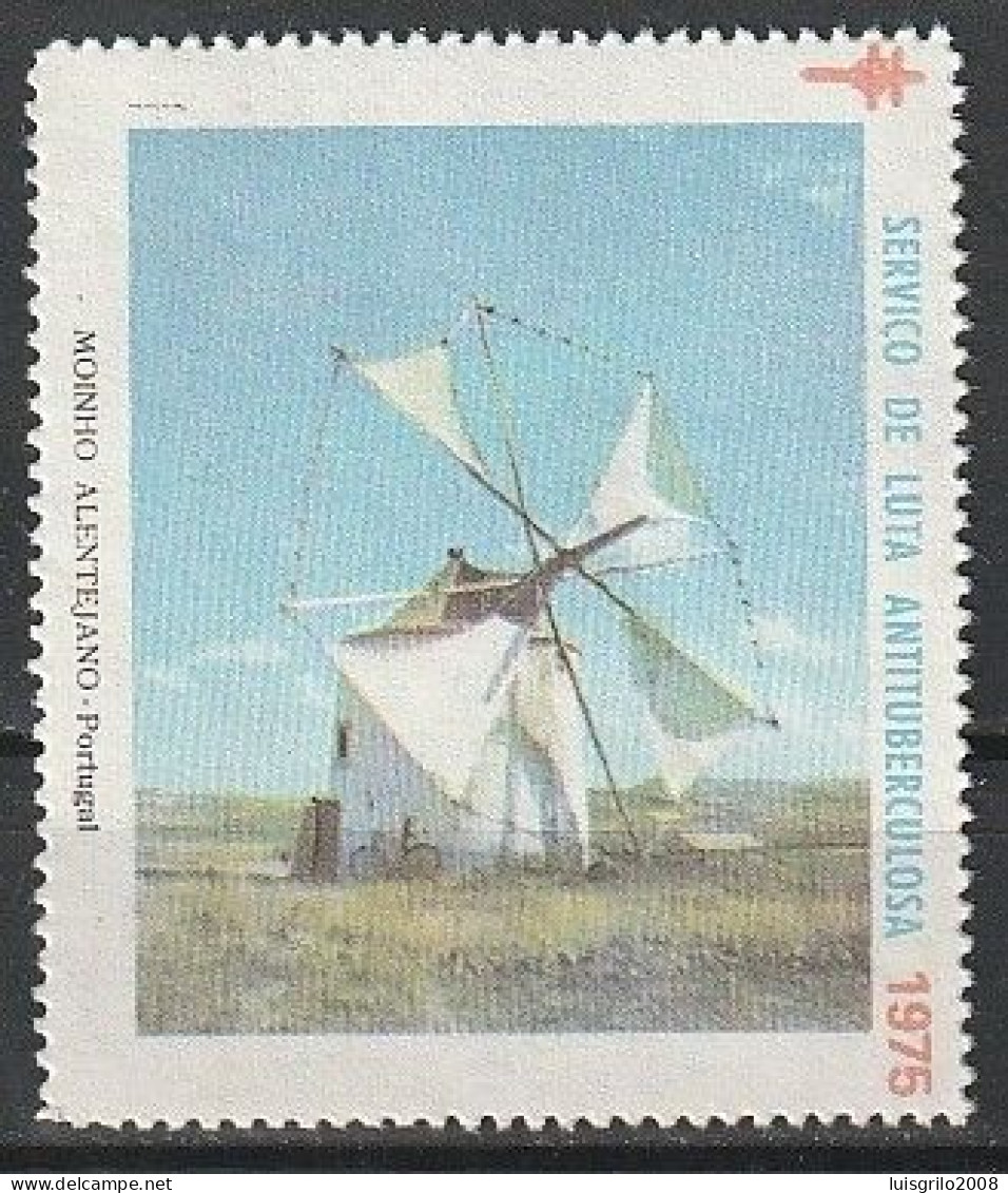 Portugal, Vignettes/ Vinhetas Tuberculosos - Moinhos > Luta Antituberculosa, 1975 -|- MNH - Lokale Uitgaven