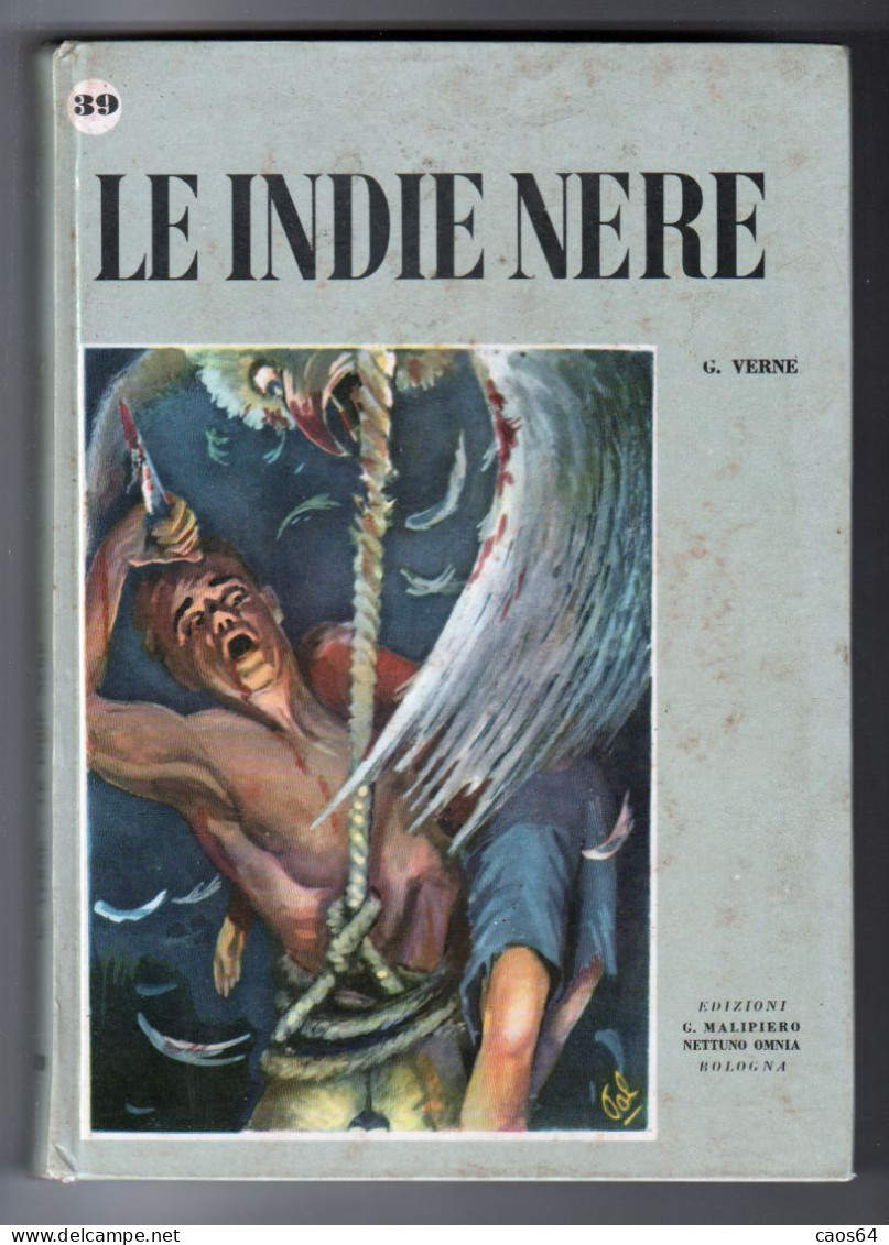 Le Indie Nere G. Verne Malipiero 1955 - Bambini E Ragazzi