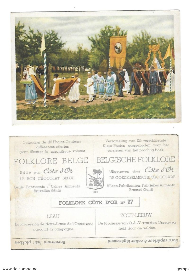 31a Cote D'Or Folklore  Nr 27 Zout-Leeuw - Côte D'Or