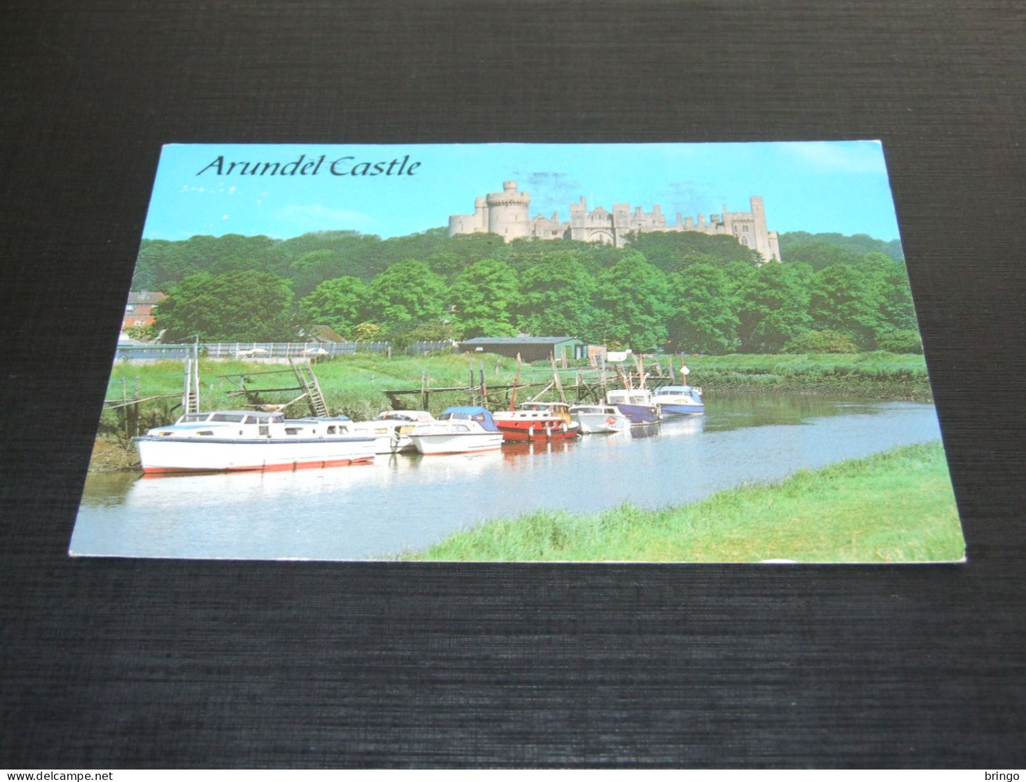 65148-              ENGLAND, ARUNDEL CASTLE FROM THE RIVER ARUN - Arundel