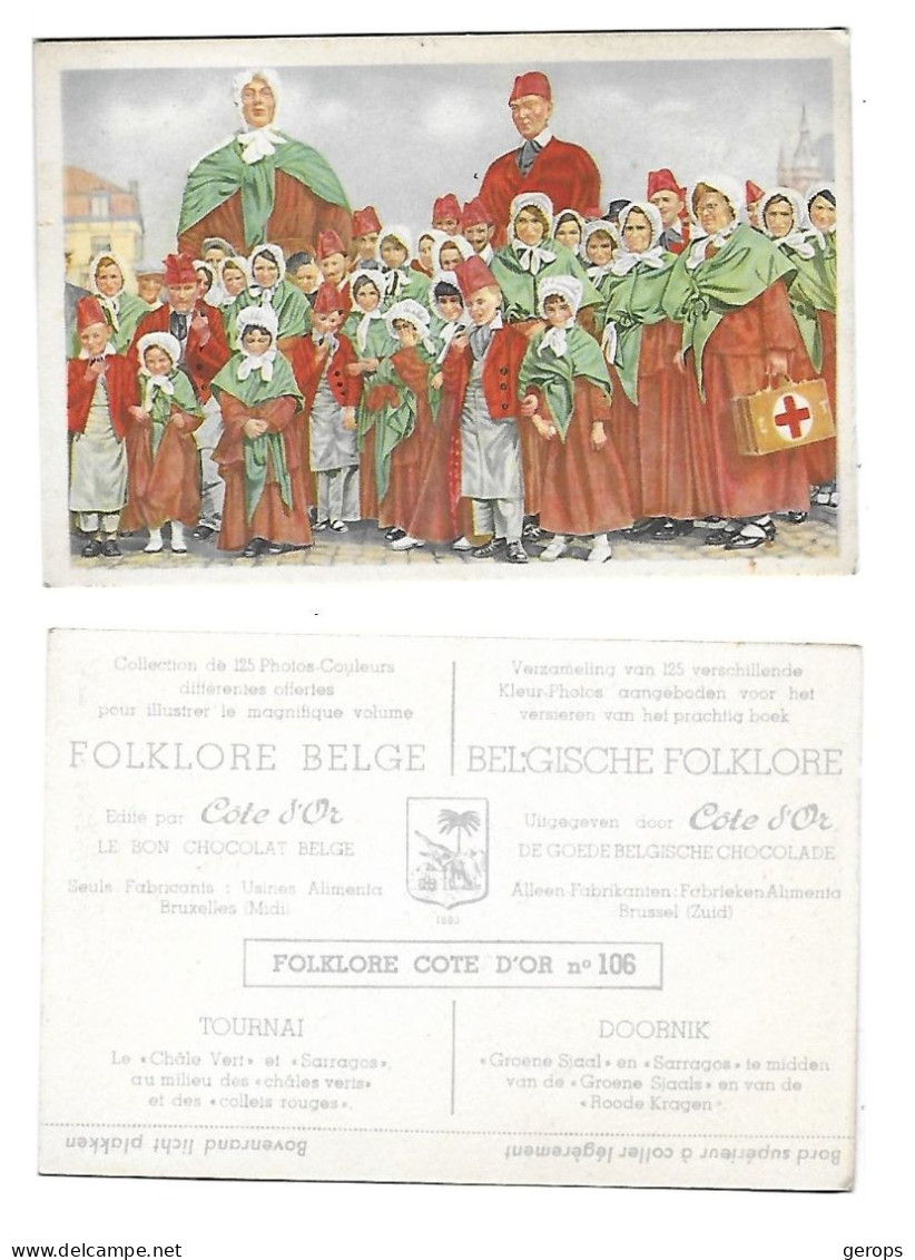 49a Cote D'Or Folklore  Nr 106  Doornik - Côte D'Or