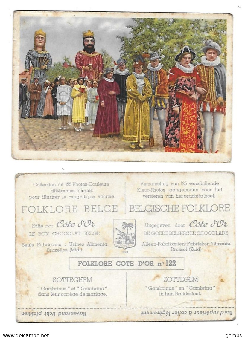 54a Cote D'Or Folklore  Nr 122  Zottegem - Côte D'Or