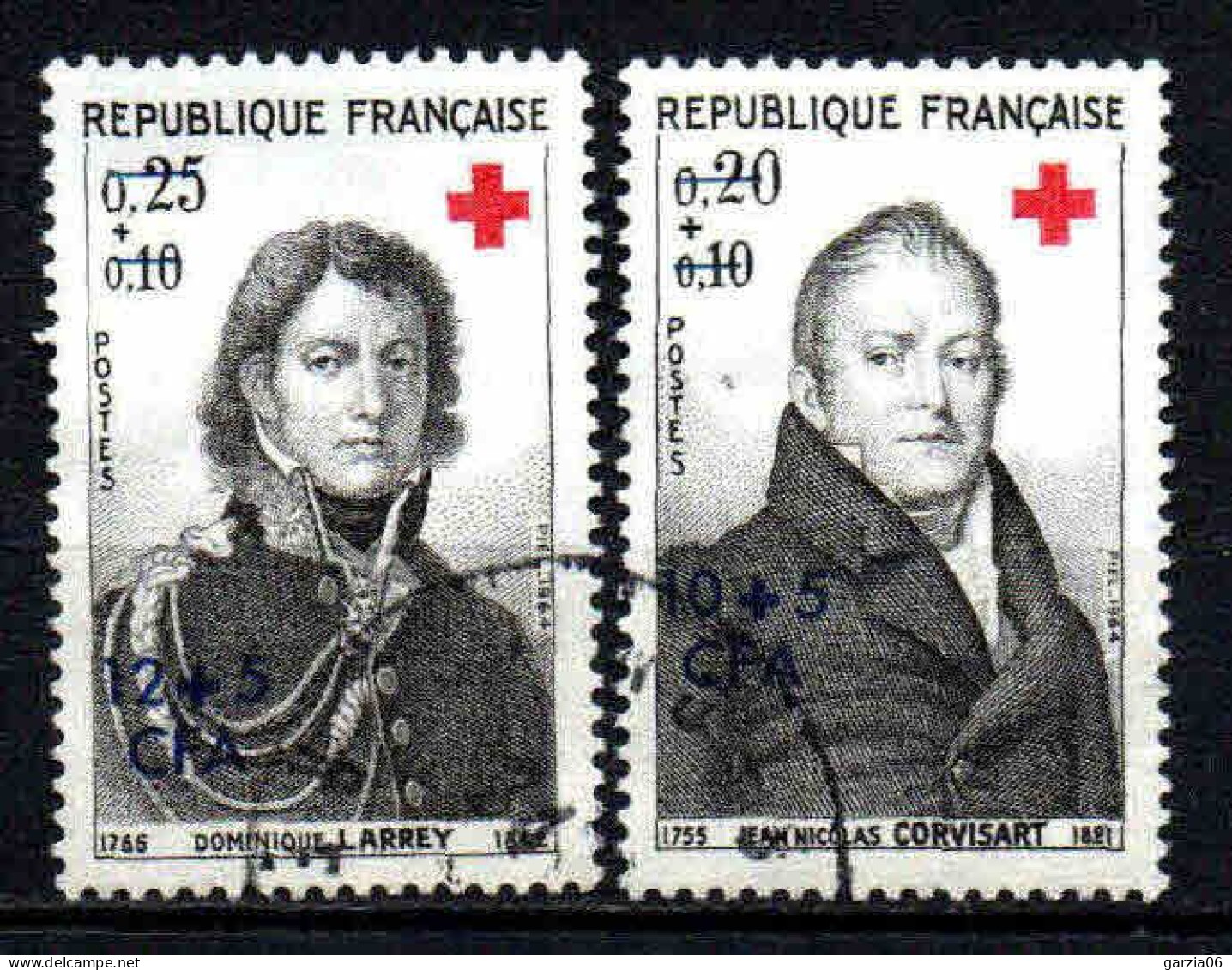 Réunion  - 1964 - Croix Rouge - N° 362/363  - Oblit - Used - Usati