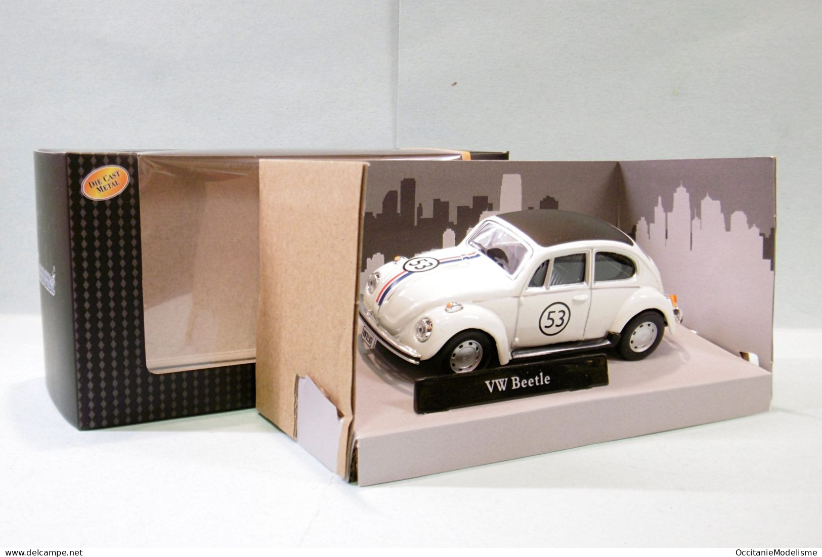 Cararama - VOKSWAGEN VW BEETLE Cox CHOUPETTE N° 53 Neuf NBO 1/43 - Cararama (Oliex)