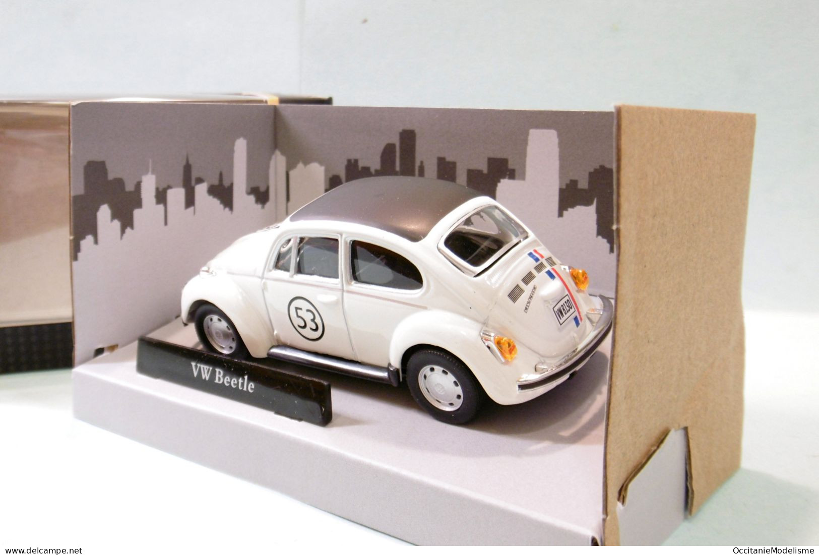 Cararama - VOKSWAGEN VW BEETLE Cox CHOUPETTE N° 53 Neuf NBO 1/43 - Cararama (Oliex)