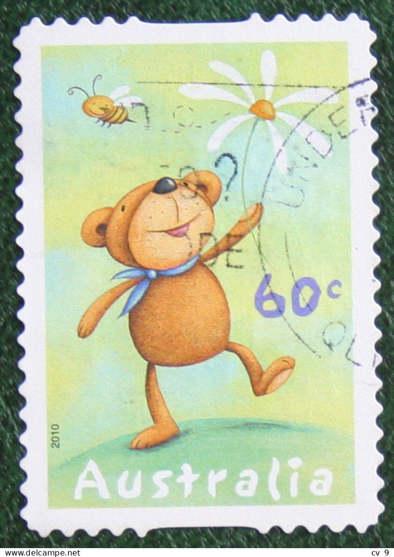 Celebrations Greeting Stamps Teddy Bear Self Adhe 2010 Mi 3434 BA  Used Gebruikt Oblitere Australia Australien Australie - Used Stamps