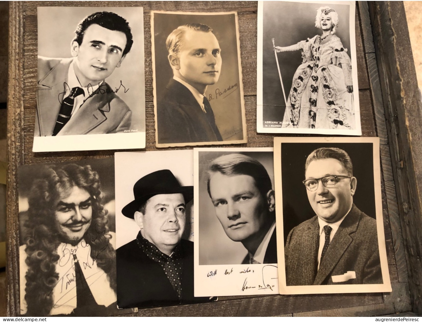 Lot D’autographe D’artistes Années 50-60-70 - Actors & Comedians