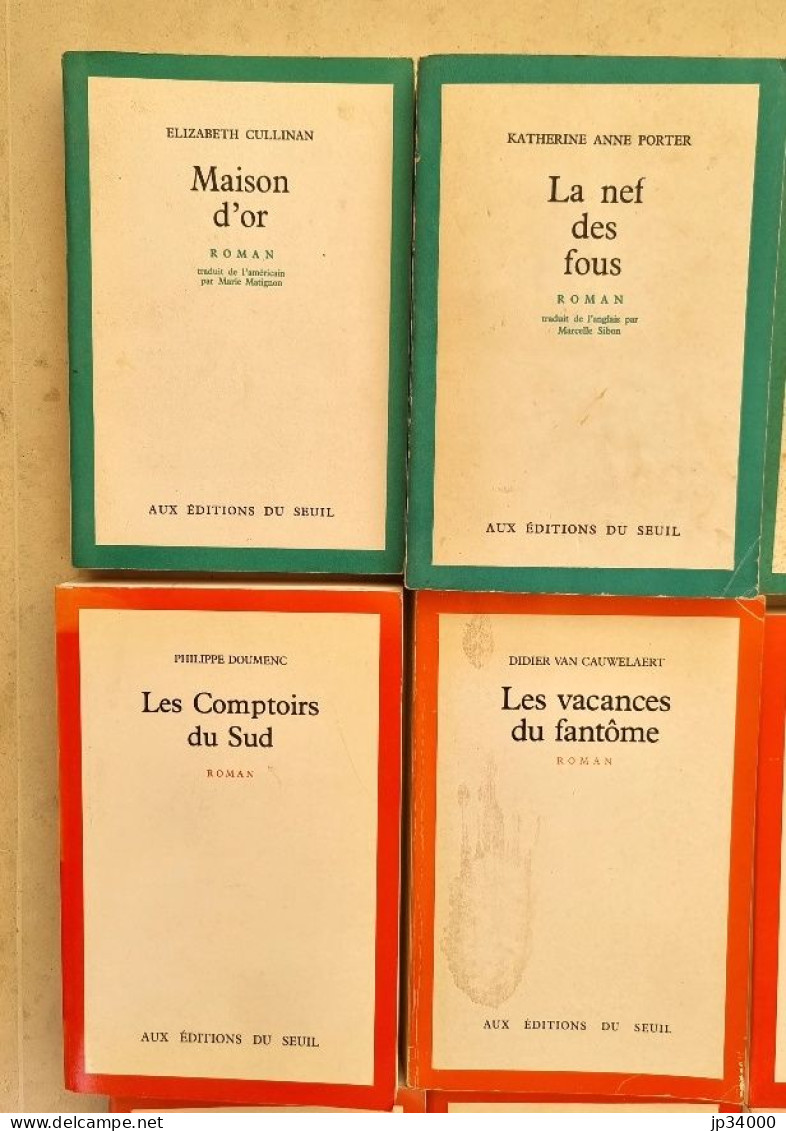 Lot 25 livres Editions SEUIL (Garcia marquez, ben jelloul, decoin, green, etc..