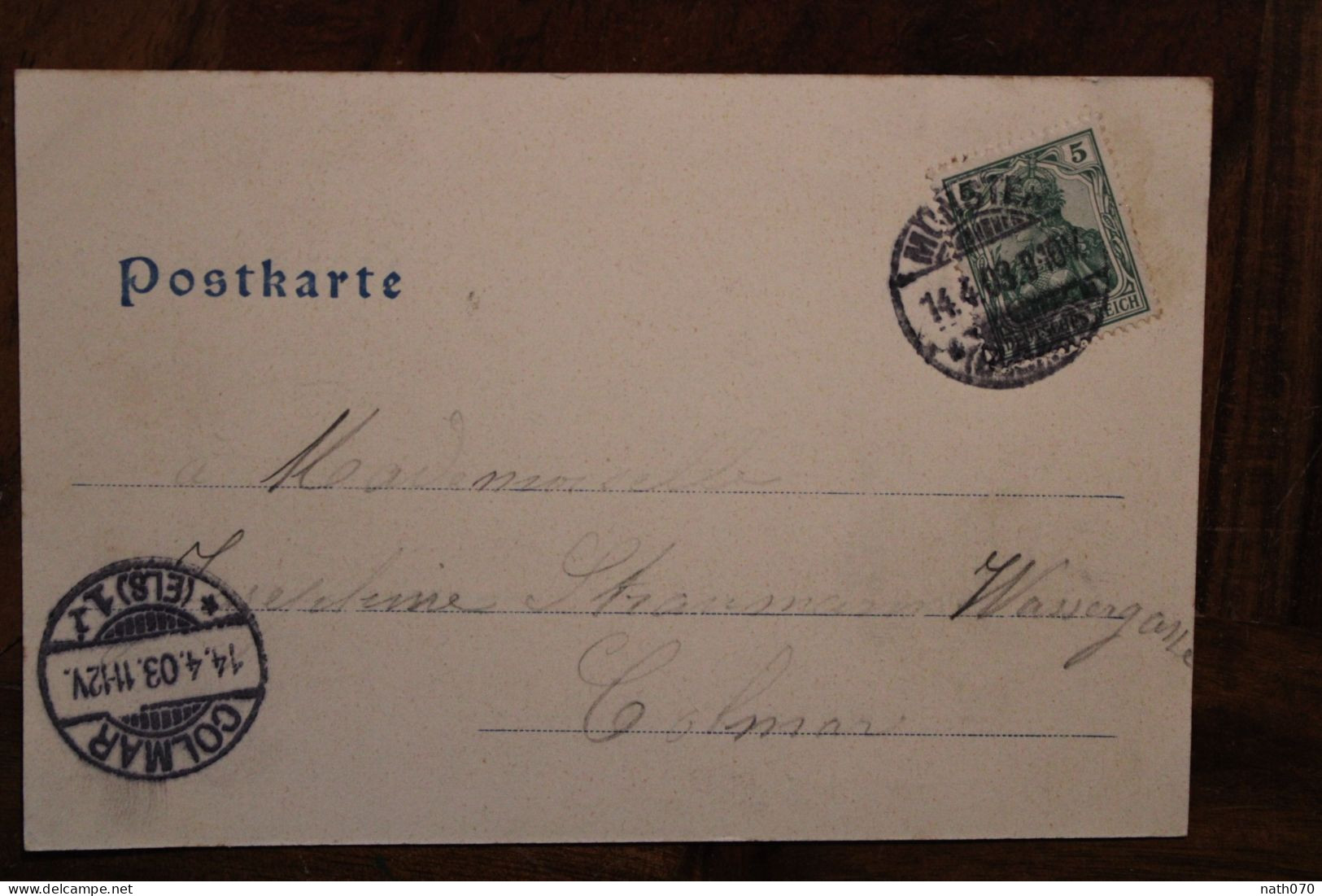 AK 1903 CPA Gruss Aus Geisbach Luttenbach Prés Munster DR Elsass Alsace Reich - Autres & Non Classés