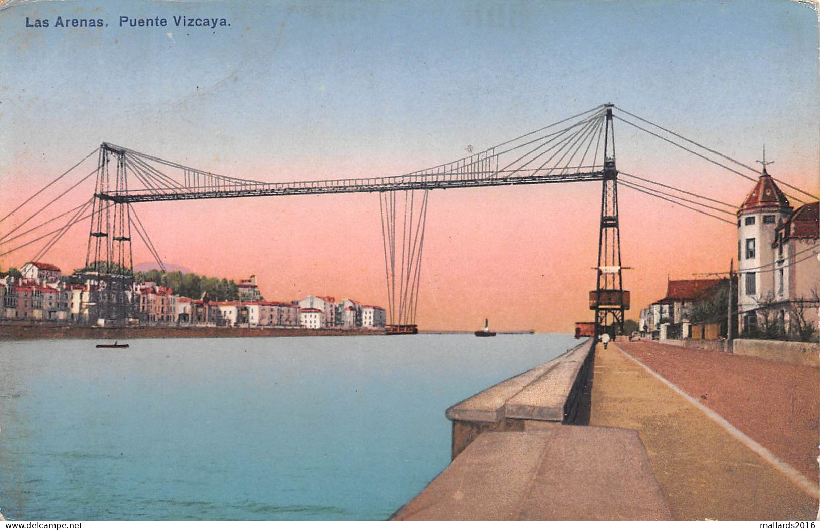 LAS ARENAS - PUENTE VIZCAYA ~ AN OLD POSTCARD #233601 - Vizcaya (Bilbao)