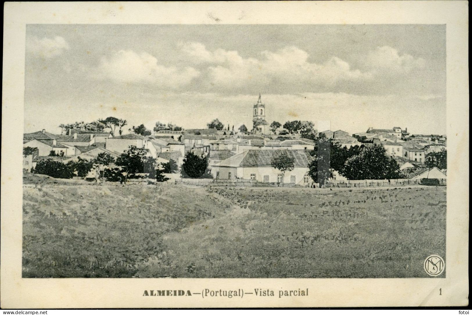 1910 CARTE POSTALE ALMEIDA GUARDA BEIRA ALTA PORTUGAL POSTCARD TARJETA POSTAL STAMPED TIMBRE - Guarda