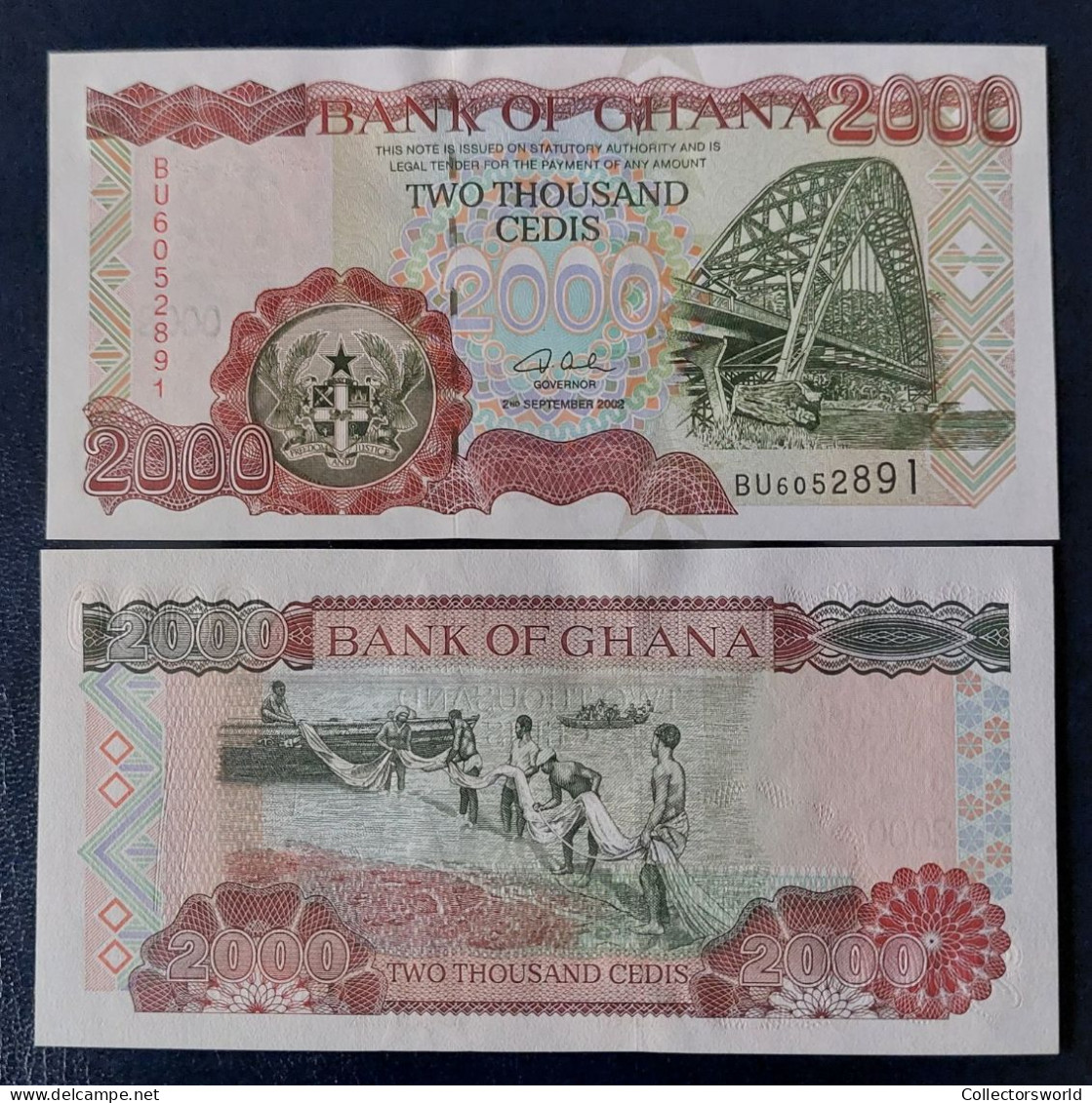 Ghana 2000 Cedis 2002 P33 UNC - Ghana