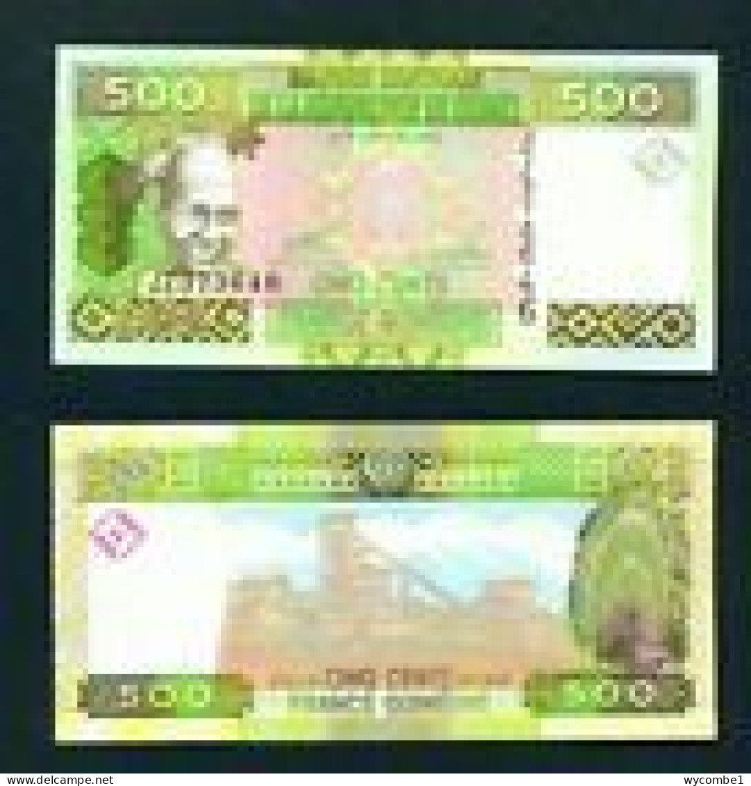 GUINEA  -  1998 500 Francs UNC  Banknote - Guinea