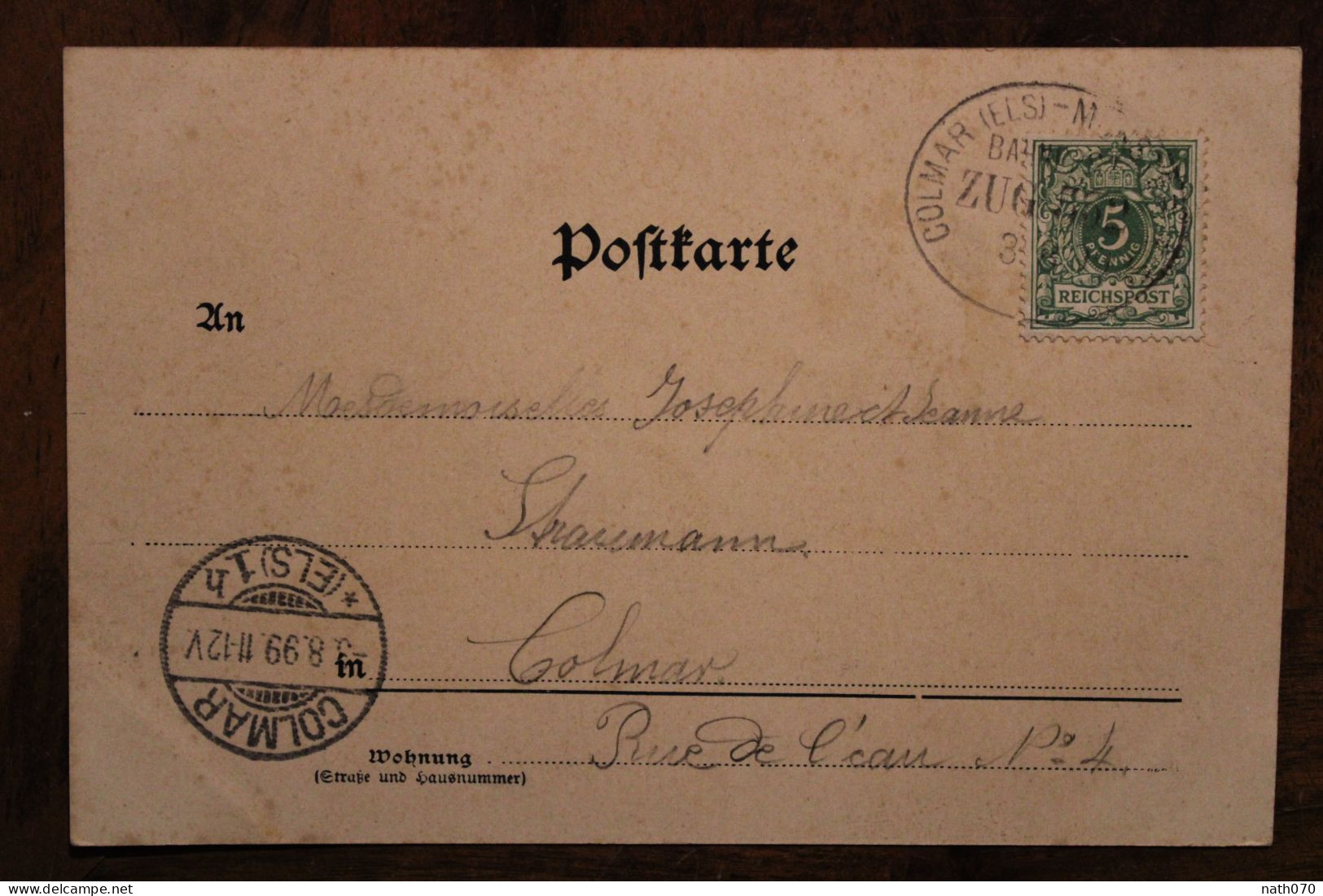 AK 1899 CPA Gruss Aus Labaroche Zell DR Elsass Alsace Reich ZUG Ambulant - Autres & Non Classés