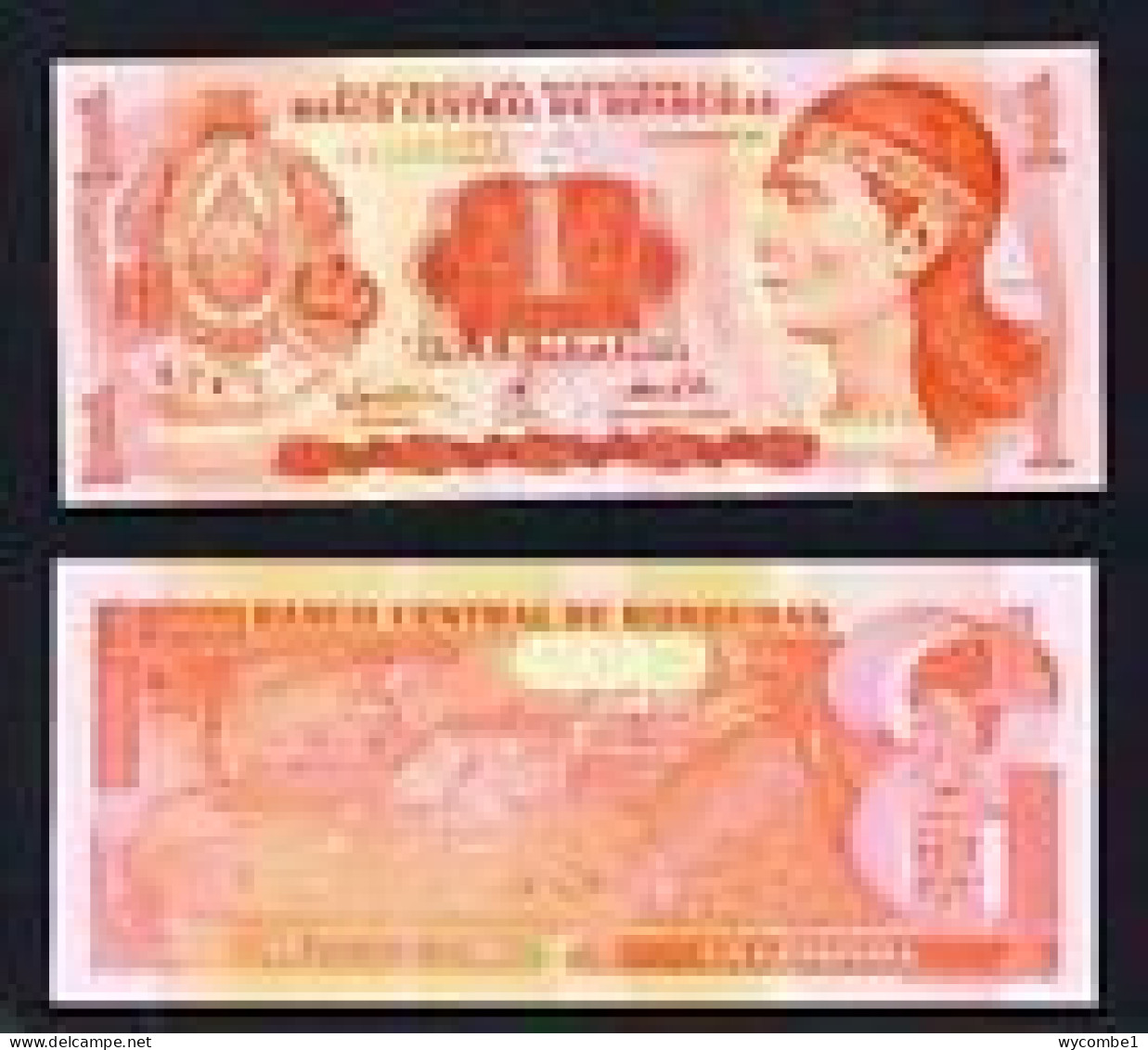 HONDURAS -  2000 1 Lempira UNC  Banknote - Honduras