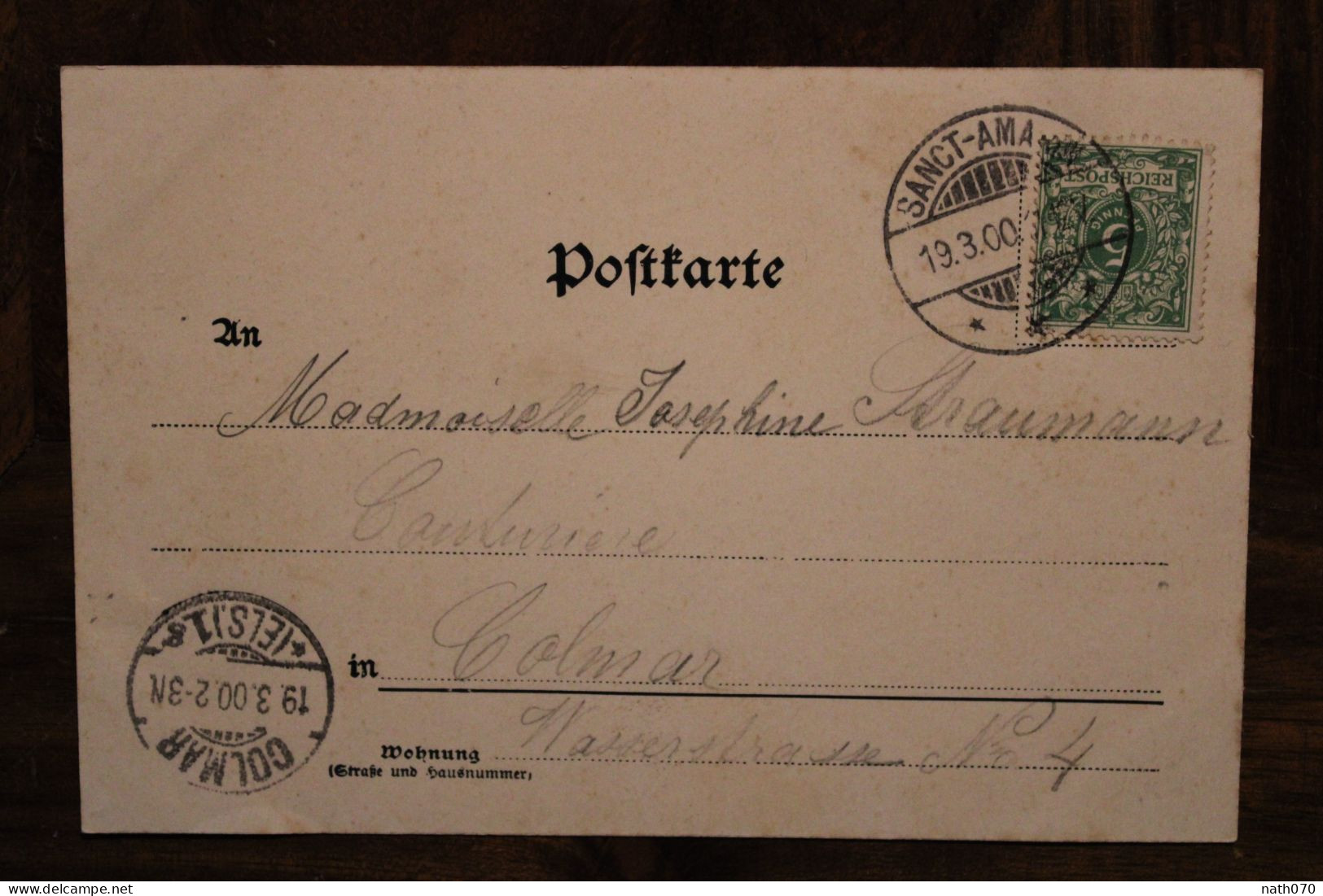 AK 1900 CPA Gruss Aus St Saint Amarin Sanct DR Elsass Alsace Reich - Autres & Non Classés
