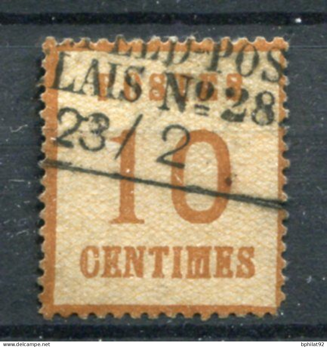 !!! ALSACE LORRAINE, N°5 CACHET FELDPOST RELAIS 28 ATTIGNY, RETHEL, REIMS - Usati