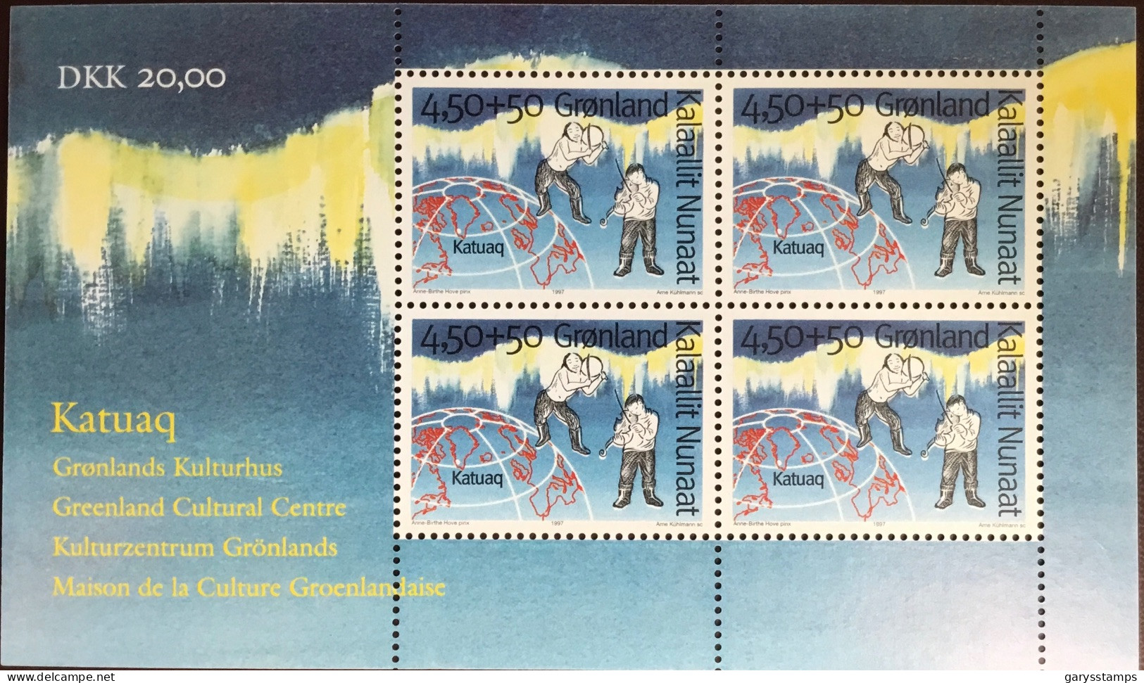 Greenland 1997 Cultural Centre Sheetlet MNH - Blocs