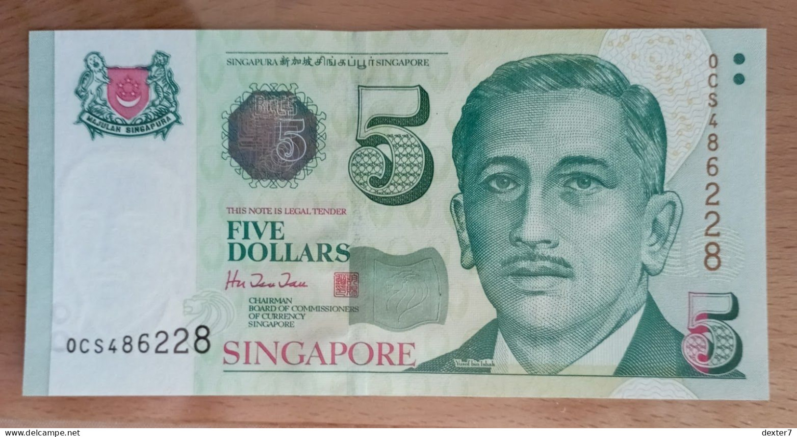 Singapore 5 Dollars 1999 UNC - Singapore