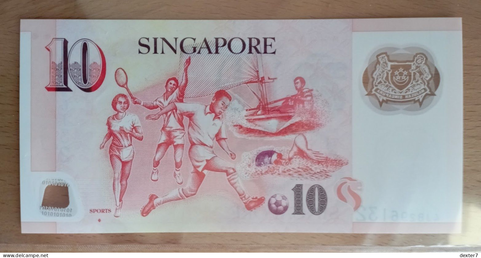 Singapore 10 Dollars 2004 AUNC POLYMER - Singapour