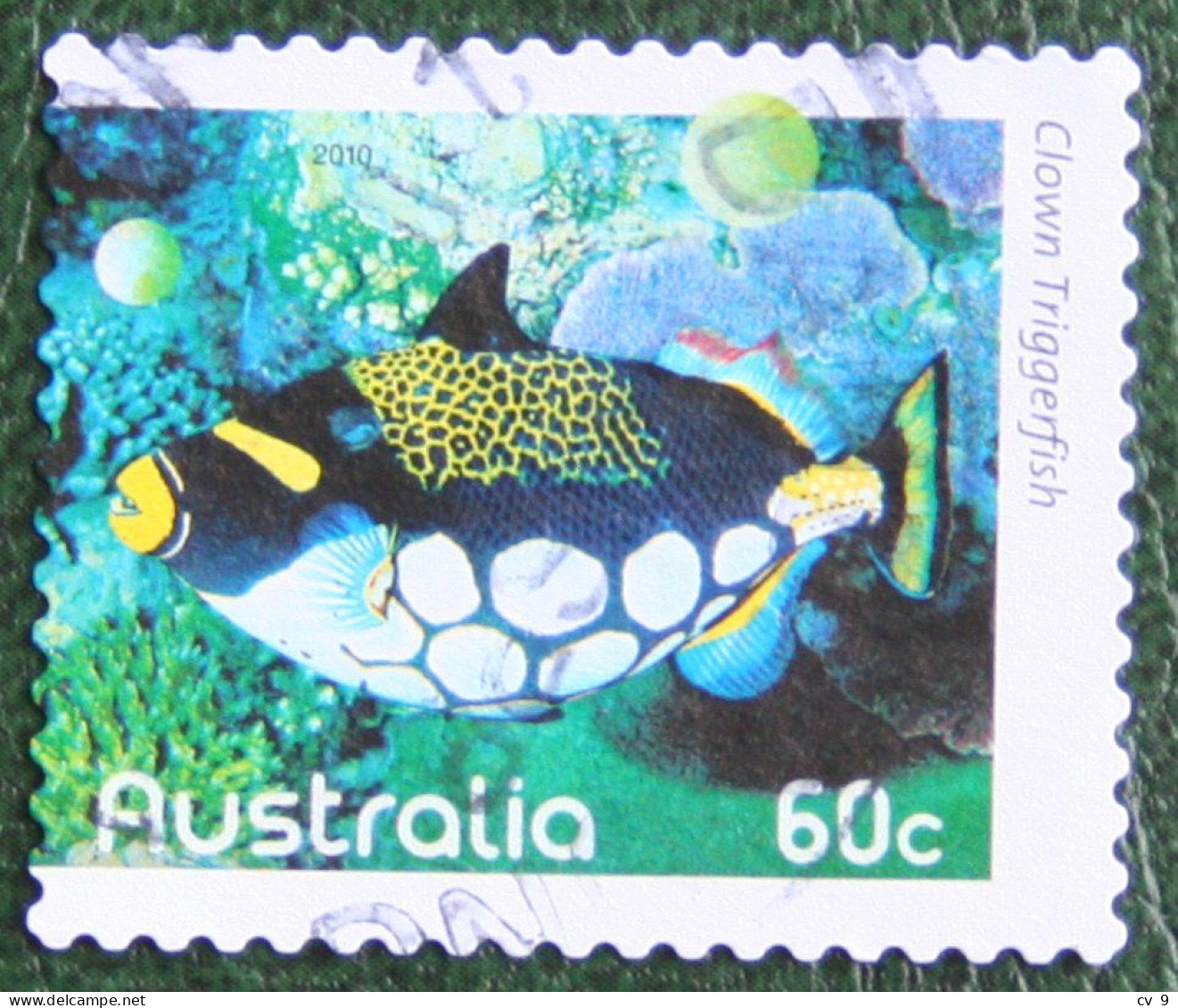 Tropical Fish FISHES OF THE REEF 2010 Mi 3401 Y&T - Used Gebruikt Oblitere Australia Australien Australie - Used Stamps