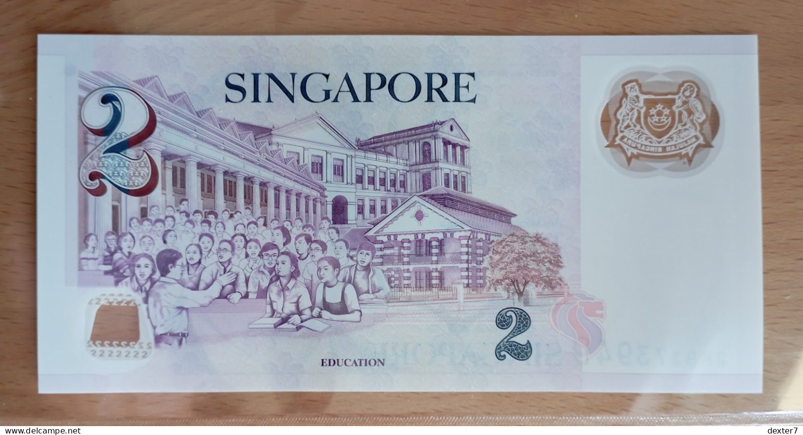 Singapore 2 Dollars 2006 UNC Polymer - Singapur