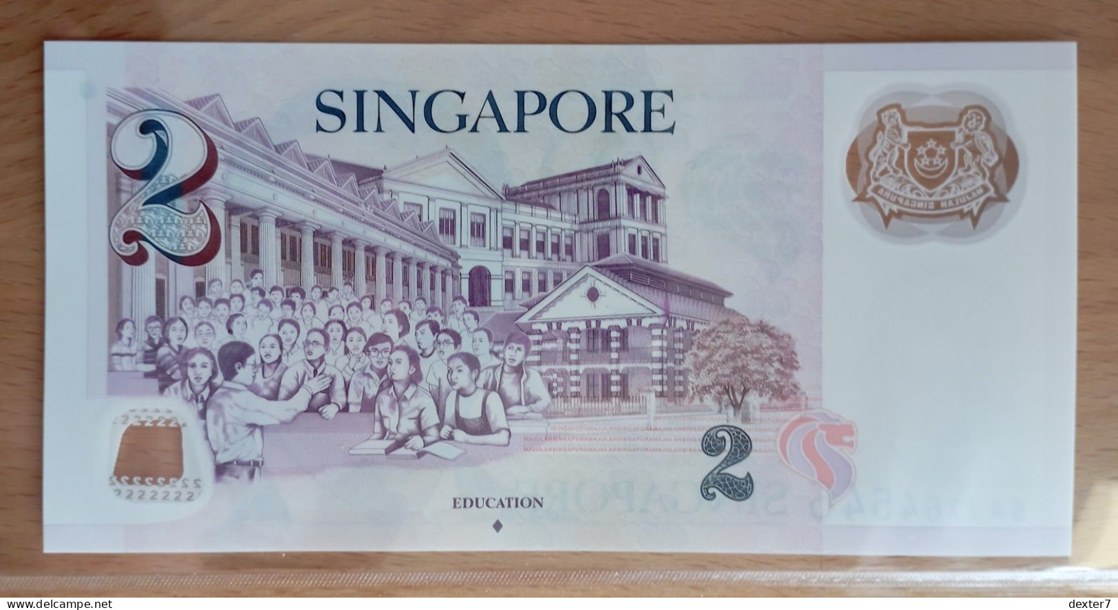 Singapore 2 Dollars 2013 UNC Polymer - Singapour