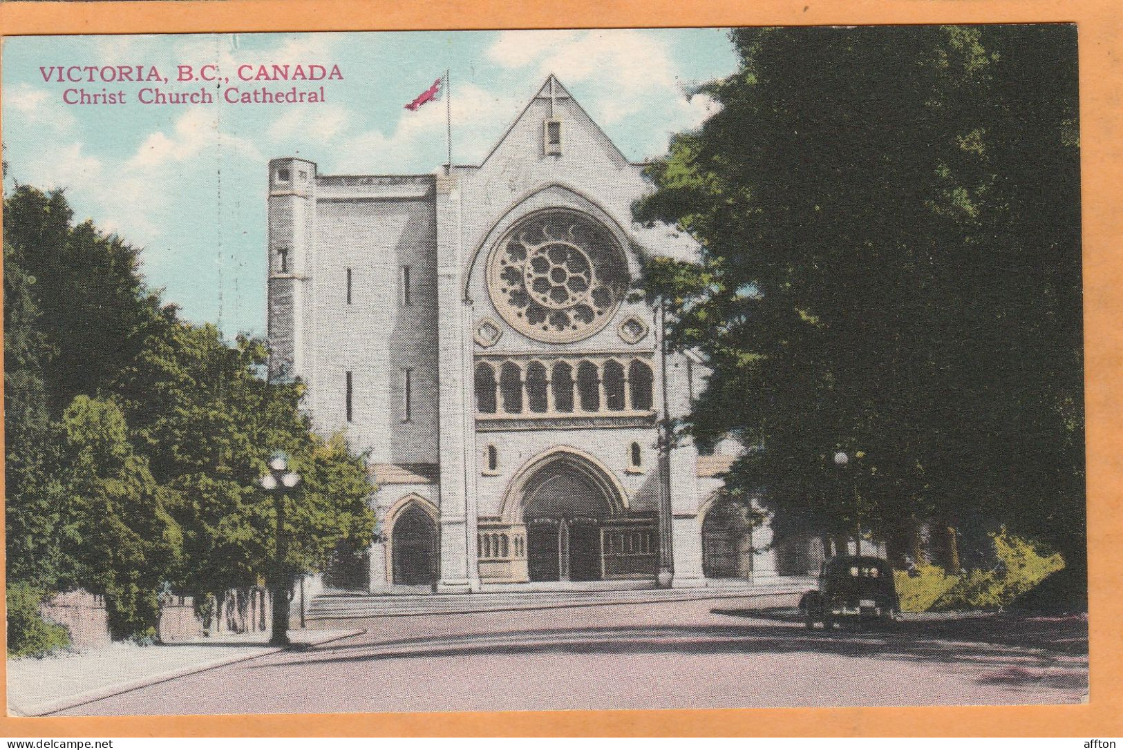 Victoria British Columbia Canada Old Postcard - Victoria