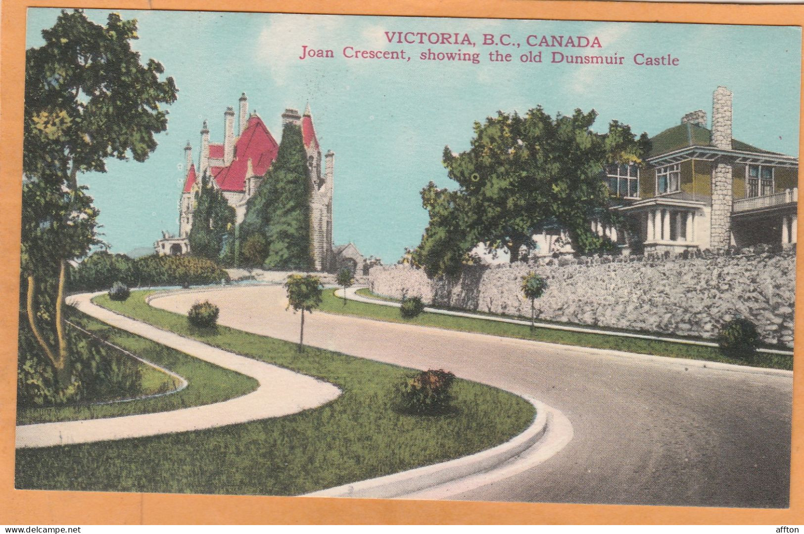 Victoria British Columbia Canada Old Postcard - Victoria