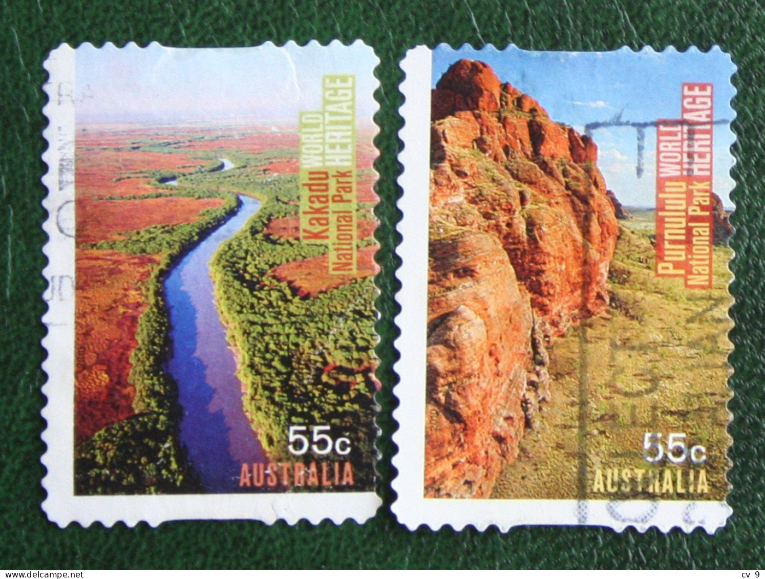 UNESCO World Heritage Self Adhesive 2010 Mi 3390-3391 Y&T - Used Gebruikt Oblitere Australia Australien Australie - Used Stamps