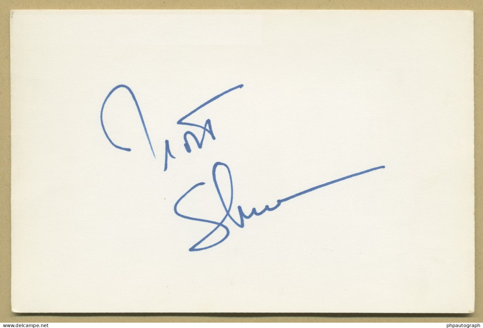 Mort Shuman (1938-1991) - Rare Carte Signée + Photo - Paris 1976 - Cantantes Y Musicos