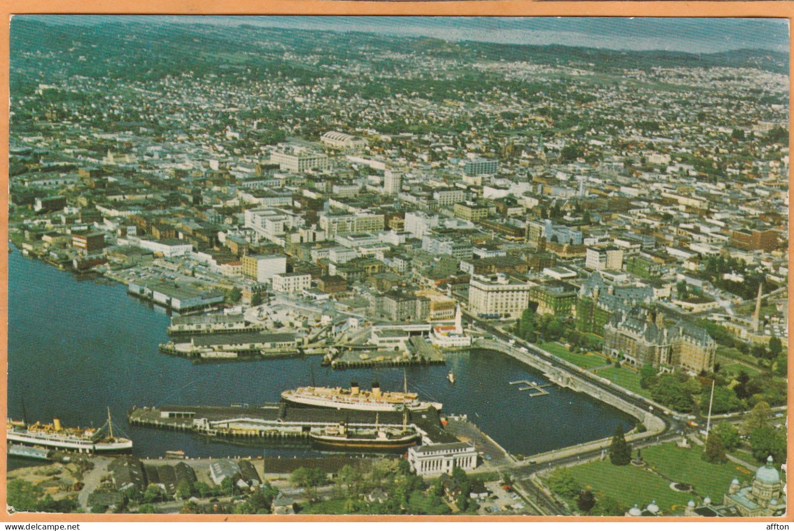 Victoria British Columbia Canada Old Postcard - Victoria