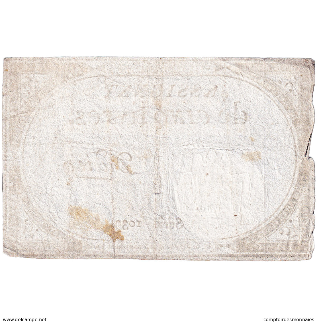 France, 5 Livres, An 2, SERIE 1039, TTB, KM:A76, Lafaurie:171 - Assignats & Mandats Territoriaux