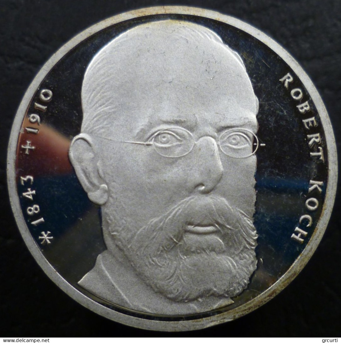 Germania - RFT - 10 Mark 1993 J - 150° Nascita Di Robert Koch - KM# 181 - 10 Mark