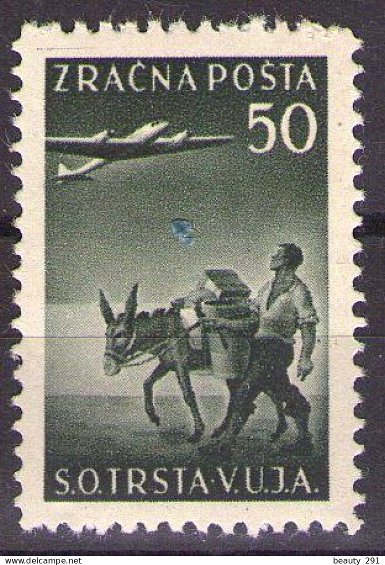 ITALIA - Trieste-Zona B - Posta Aerea 1949 Mi 10 MLH* - Nuevos