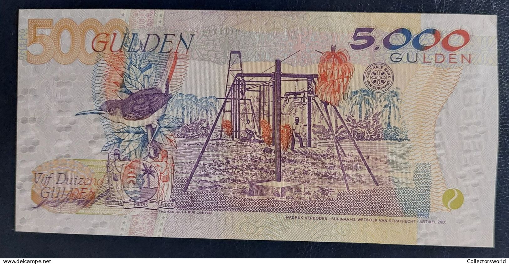 Surinam 5000 Gulden / Guilders 1999 P143 UNC - Surinam