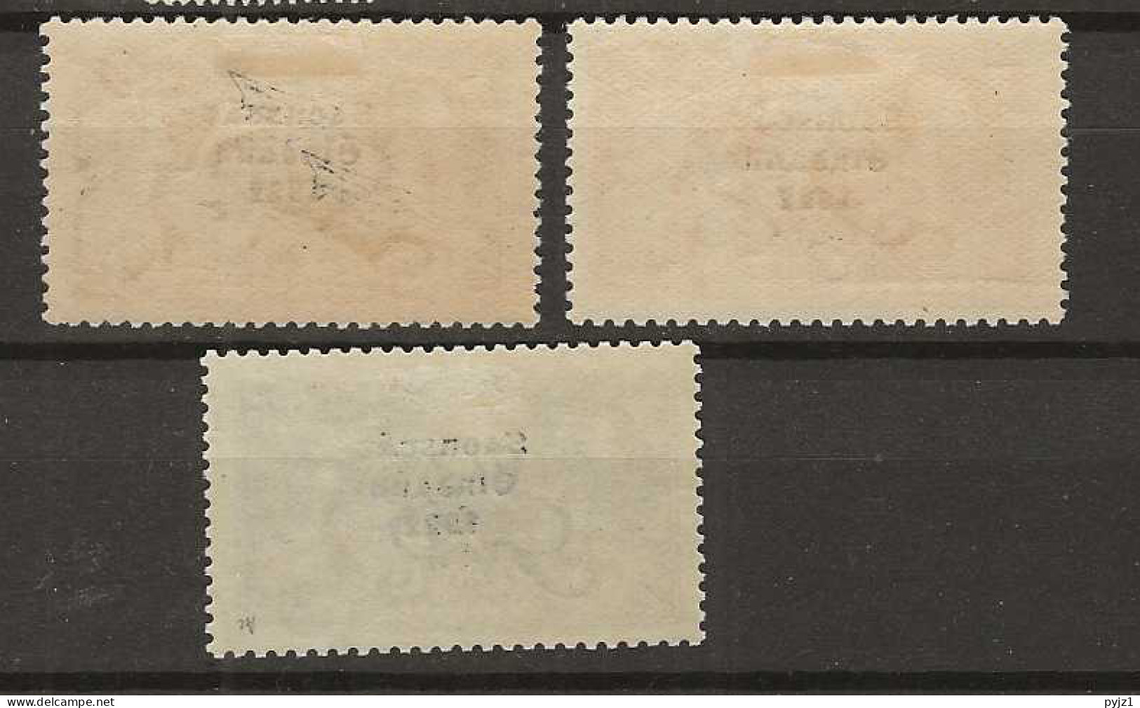 1922 MH Ireland Mi 37-39-I Wide Overprint - Ungebraucht