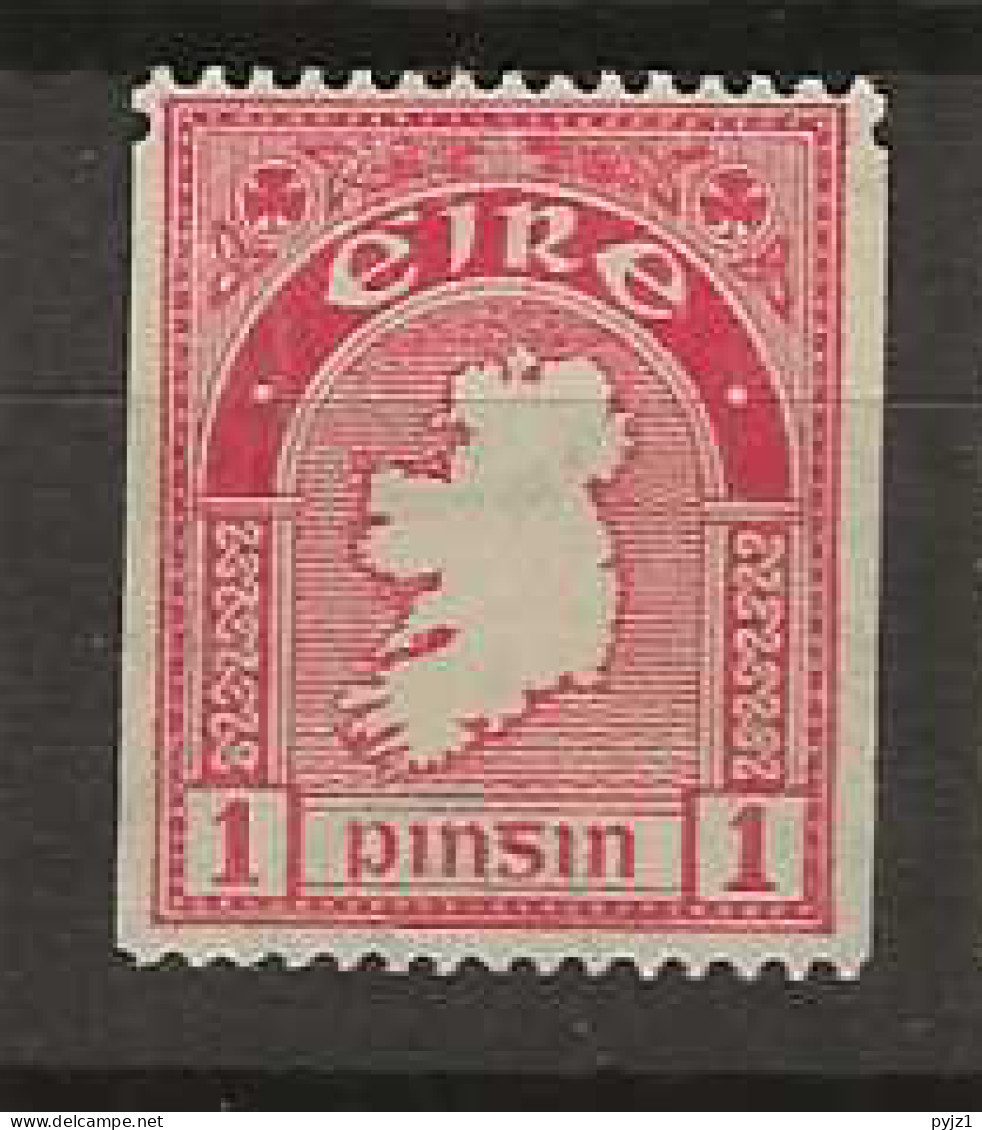 1922 MH Ireland Mi 41-D Wmk SE, Coil Stamp - Neufs