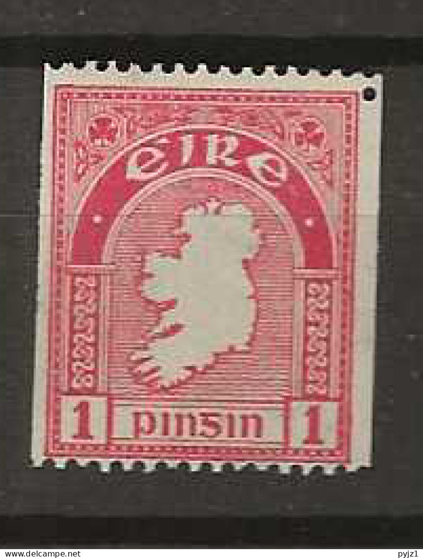 1922 MH Ireland Mi 41-D Wmk SE, Coil Stamp - Nuovi