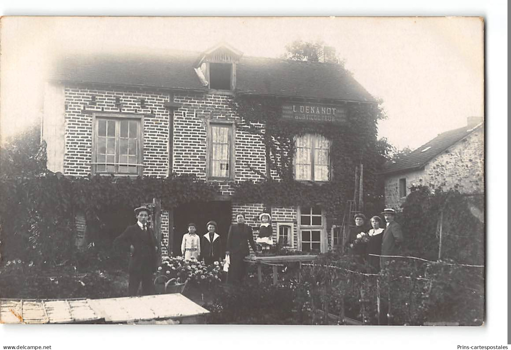 CPA 87 Carte Photo Ambazac La Maison Denanot Horticulteur - Ambazac