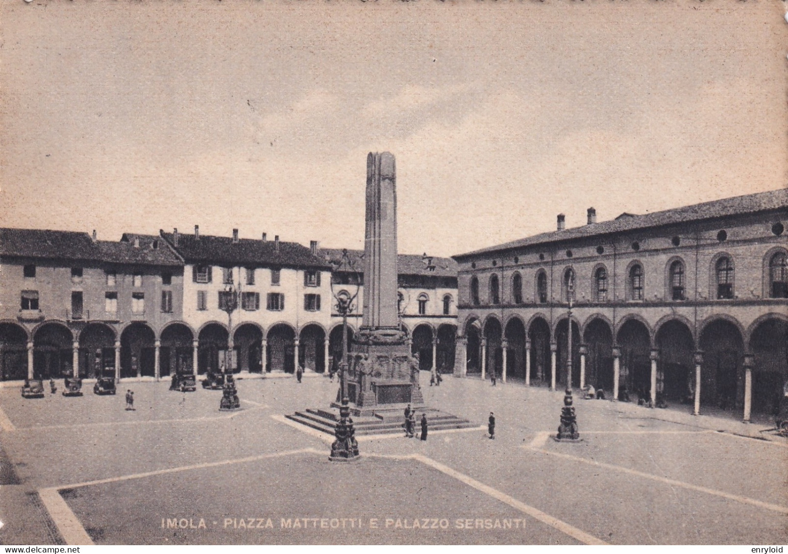 Imola Piazza Matteotti E Palazzo Sersanti - Imola