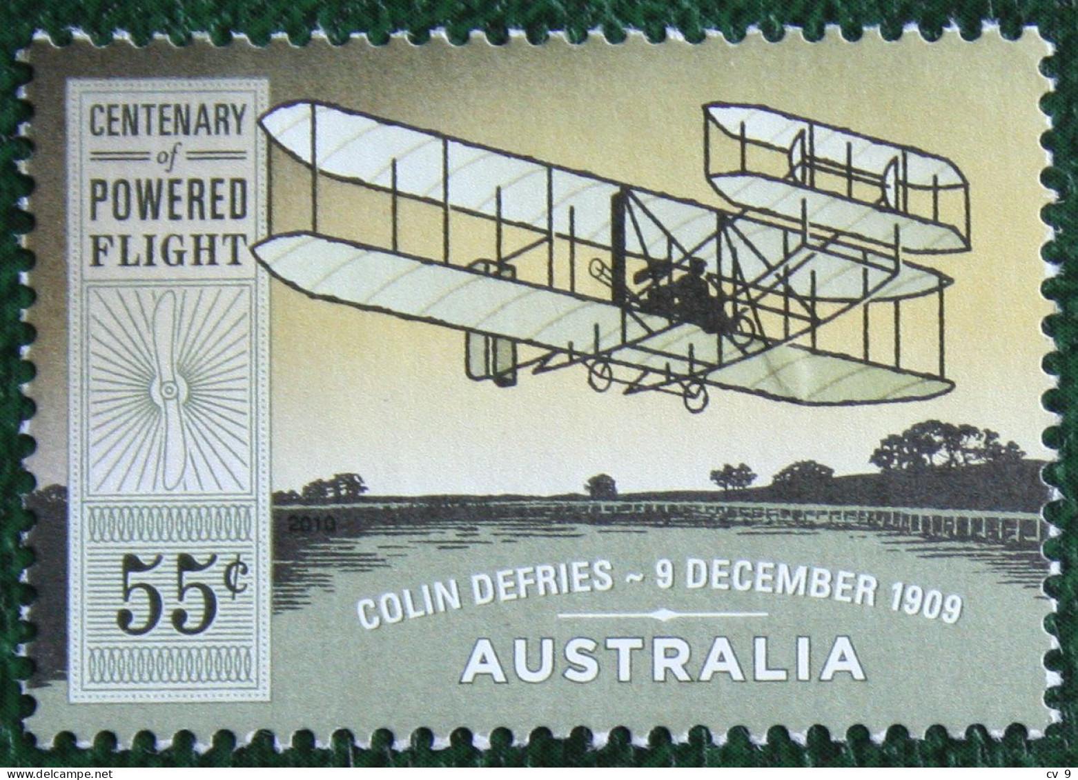 100 Years Motorized Aviation Plane Flugzeug 2010 Mi 3349 Used Gebruikt Oblitere Australia Australien Australie - Used Stamps