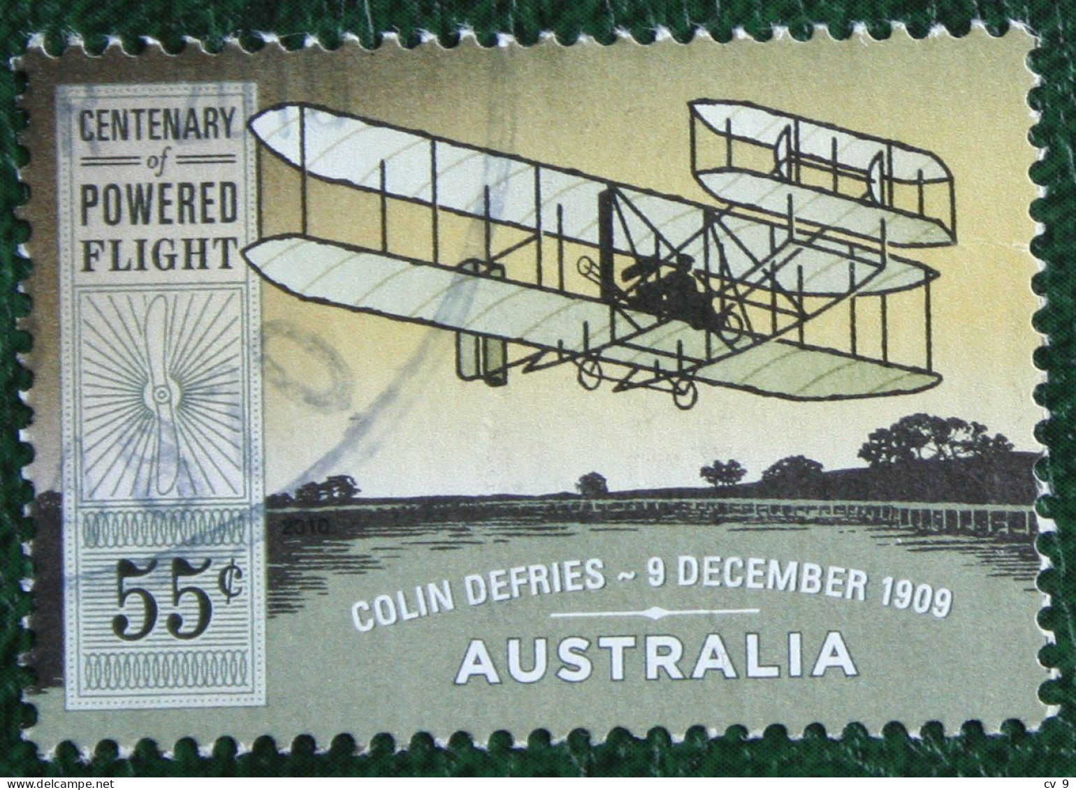 100 Years Motorized Aviation Plane Flugzeug 2010 Mi 3349 Used Gebruikt Oblitere Australia Australien Australie - Used Stamps
