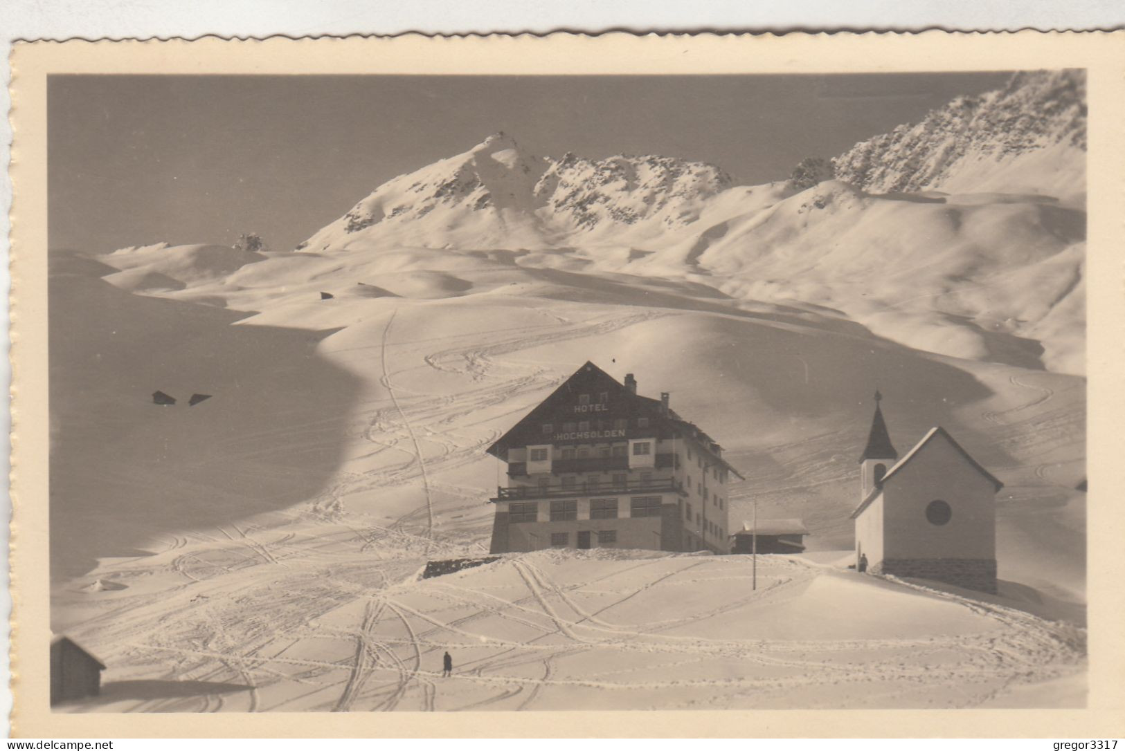 D5109) Das Neue BERGHOTEL Im Skidorf HOCHSÖLDEN - Ötztaler Alpen - Hoch Sölden 1952 - Sölden