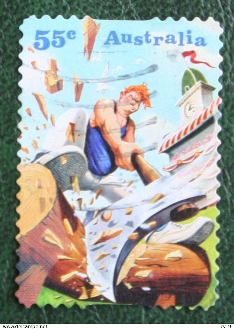 Come To The Show Lumberjack Self Adhesive 2010 Mi 3362 Yv  Used Gebruikt Oblitere Australia Australien Australie - Used Stamps